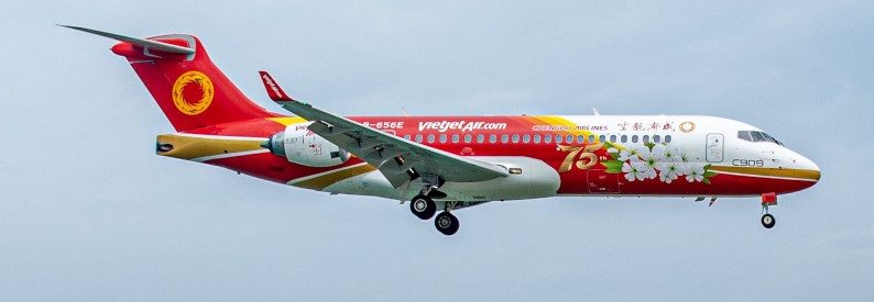 VietJetAir to dry lease ten C909s via Chinese lessor